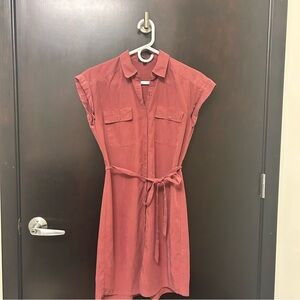 Express Rust Midi Dress